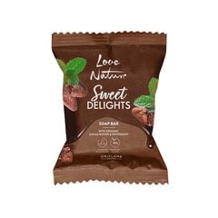 Барное мыло Oriflame LoveNature Sweet Delights с маслом какао и мятой цена и информация | Мыло | pigu.lt