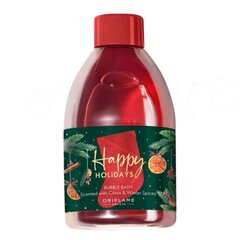 Vonios putos Oriflame su citrusinių vaisių ir prieskonių aromatu Happy Holidays, 300ml kaina ir informacija | Dušo želė, aliejai | pigu.lt