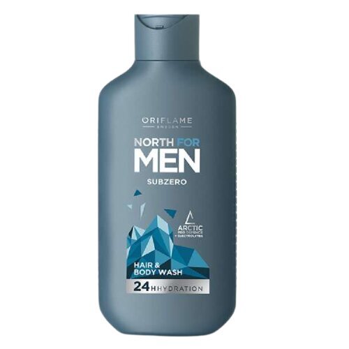 Rinkinys North for Men SubZero vyrams: šampūnas ir dušo želė, 250 ml + skutimosi kremas, 50 ml + muilas цена и информация | Šampūnai | pigu.lt