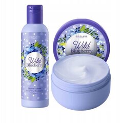 Kosmetikos rinkinys Oriflame Wild Blueberyy: kūno kremas, 150 ml + gelis, 200 ml цена и информация | Масла, гели для душа | pigu.lt