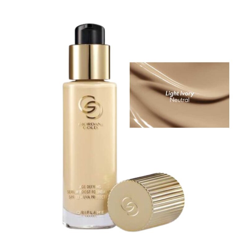 Makiažo pagrindas Oriflame Giordani Gold Serum Boost Foundation Light Ivory Neutral, 30 ml kaina ir informacija | Makiažo pagrindai, pudros | pigu.lt