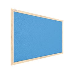 Kamštinė lenta, mėlynos sp., 60x40cm kaina ir informacija | Kanceliarinės prekės | pigu.lt