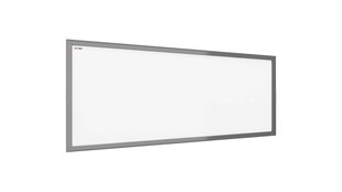 Magnetinė lenta su sidabriniu rėmu, 30x70 cm цена и информация | Канцелярские товары | pigu.lt