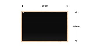 Magnetinė kreidinė lenta su mediniu lėmu Allboards, 60x40 cm цена и информация | Канцелярские товары | pigu.lt