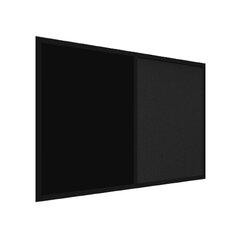 Kamštinė magnetinė lenta Combi, juoda, 90x60 cm kaina ir informacija | Kanceliarinės prekės | pigu.lt