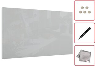 Stiklinė magnetinė lenta Allboards, 60x40 cm цена и информация | Канцелярские товары | pigu.lt