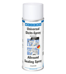 WEICON Allround Sealing Spray | 400 мл | Черный | Герметик Водостойкий жидкий пластик для внутреннего и наружного применения, на лодках, автомобилях, мотоциклах, автоприцепах цена и информация | Уплотнительные материалы | pigu.lt