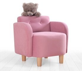 Vaikiškas fotelis Hanah Home Volie, rožinis цена и информация | Детские диваны, кресла | pigu.lt