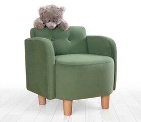Vaikiškas fotelis Hanah Home Volie, žalias цена и информация | Детские диваны, кресла | pigu.lt