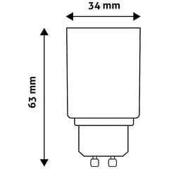 Lempos lizdas Entac GU10/E27 kaina ir informacija | Elektros jungikliai, rozetės | pigu.lt