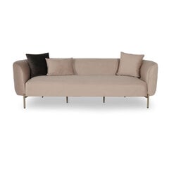 Sofa Macaroon, smėlio spalvos цена и информация | Диваны | pigu.lt