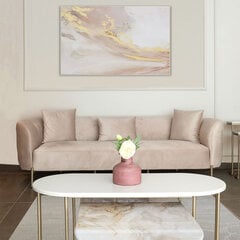 Sofa Macaroon, smėlio spalvos цена и информация | Диваны | pigu.lt