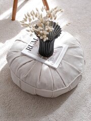 Grindų pagalvė Atelier Del Sofa Vintage Fitilli, balta цена и информация | Кресла-мешки и пуфы | pigu.lt