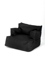Sėdmaišis Relax, juodas цена и информация | Кресла-мешки и пуфы | pigu.lt