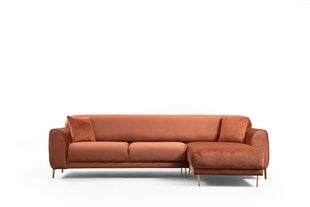 Kampinė sofa-lova Image Corner Right, oranžinė цена и информация | Угловые диваны | pigu.lt