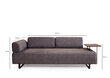 Sofa-lova Infinity, pilka kaina ir informacija | Sofos | pigu.lt