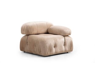 Fotelis Bubble 1R, smėlio spalvos цена и информация | Кресла в гостиную | pigu.lt