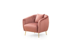 Fotelis Hanah Home Eses, rožinis kaina ir informacija | Svetainės foteliai | pigu.lt