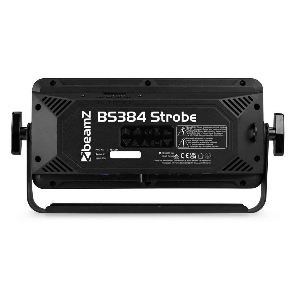 Stroboskopas BS384 LED RGBW Combi, juodas kaina ir informacija | Dekoracijos šventėms | pigu.lt