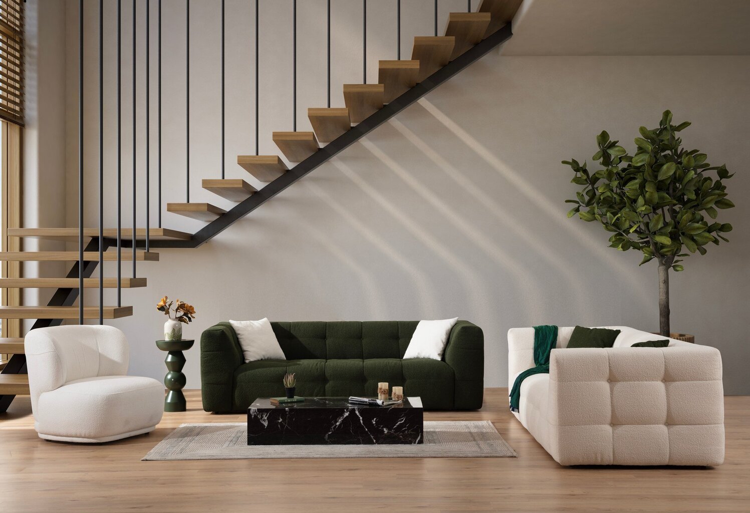 Sofa Cady, žalia цена и информация | Sofos | pigu.lt