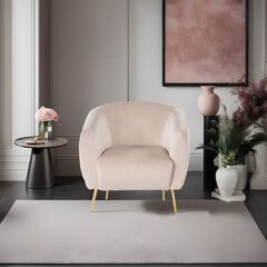 Fotelis Hanah Home Eses, smėlio spalvos цена и информация | Кресла в гостиную | pigu.lt