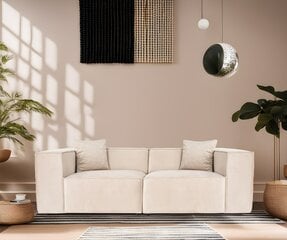 Sofa Lora, smėlio spalvos цена и информация | Диваны | pigu.lt