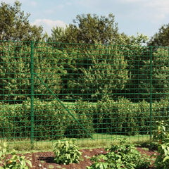 Vielinė tinklinė tvora, žalia, 1,6x25m, galvanizuotas plienas цена и информация | Заборы и принадлежности к ним | pigu.lt