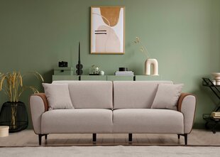 Sofa-lova Aren, smėlio spalvos цена и информация | Диваны | pigu.lt