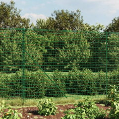 Vielinė tinklinė tvora, žalia, 1,4x25m, galvanizuotas plienas kaina ir informacija | Tvoros ir jų priedai | pigu.lt