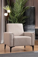 Fotelis Horizon, smėlio spalvos цена и информация | Кресла в гостиную | pigu.lt