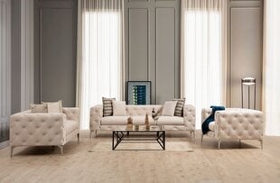Fotelis Hanah Home Como, smėlio spalvos цена и информация | Кресла в гостиную | pigu.lt