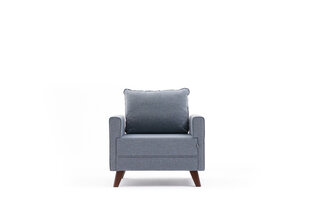 Fotelis Bella, mėlynas цена и информация | Кресла в гостиную | pigu.lt