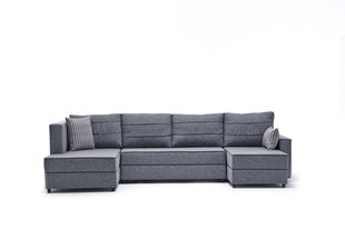 Kampinė sofa-lova Ece Panoramik, pilka kaina ir informacija | Minkšti kampai | pigu.lt