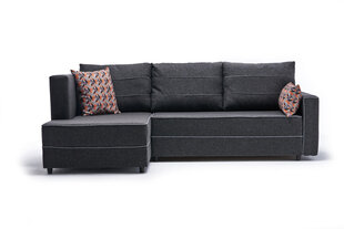 Kampinė sofa-lova Ece Left, pilka цена и информация | Угловые диваны | pigu.lt