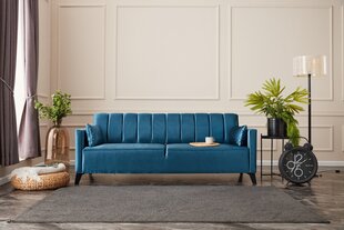 Sofa-lova Ova, mėlyna kaina ir informacija | Sofos | pigu.lt