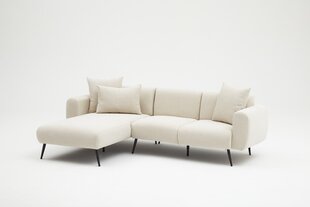 Kampinė sofa Side Left, smėlio spalvos kaina ir informacija | Minkšti kampai | pigu.lt