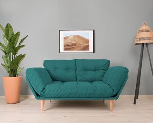 Sofa-lova Nina, žalia kaina ir informacija | Sofos | pigu.lt