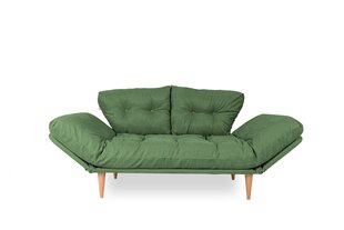 Sofa Asir Nina Daybed, žalia цена и информация | Диваны | pigu.lt