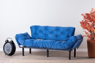 Sofa-lova Nitta, mėlyna kaina ir informacija | Sofos | pigu.lt