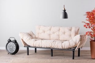 Sofa-lova Nitta, smėlio spalvos kaina ir informacija | Sofos | pigu.lt