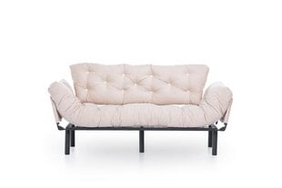 Sofa-lova Nitta, smėlio spalvos цена и информация | Диваны | pigu.lt