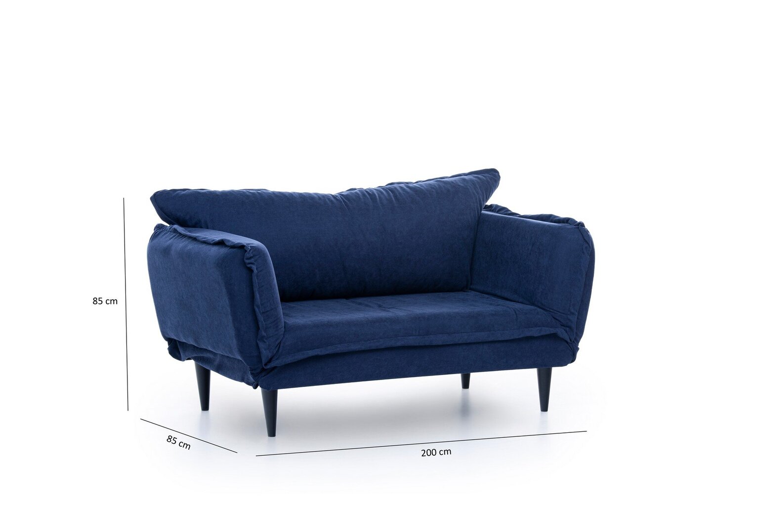 Sofa-lova Vino Daybed, mėlyna kaina ir informacija | Sofos | pigu.lt