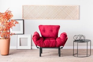 Fotelis Hanah Home Nitta Single, raudonas kaina ir informacija | Svetainės foteliai | pigu.lt
