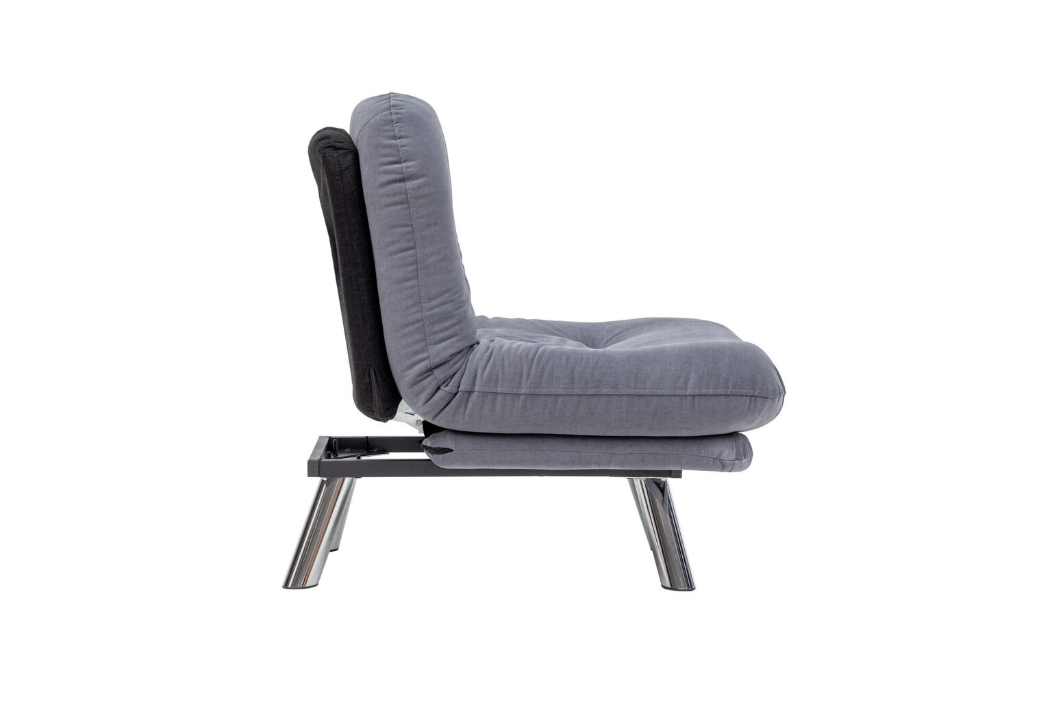 Fotelis lova Misa Small Solo, pilkas kaina ir informacija | Svetainės foteliai | pigu.lt
