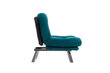 Fotelis lova Misa Small Solo, žalias kaina ir informacija | Svetainės foteliai | pigu.lt