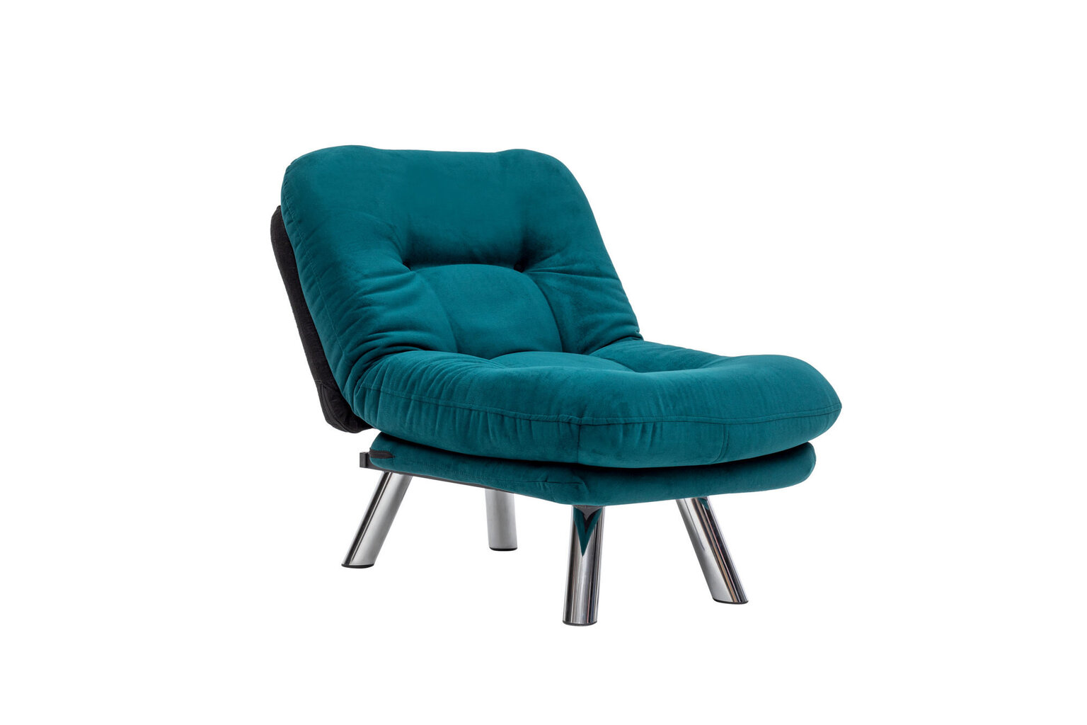 Fotelis lova Misa Small Solo, žalias kaina ir informacija | Svetainės foteliai | pigu.lt