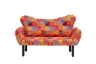 Sofa-lova Chatto, raudona/oranžinė цена и информация | Диваны | pigu.lt