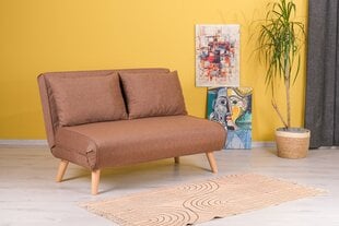 Sofa Folde, ruda kaina ir informacija | Sofos | pigu.lt