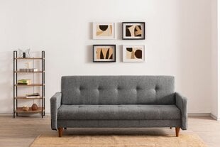 Sofa-lova Hiko, pilka цена и информация | Диваны | pigu.lt