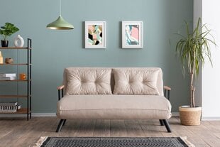 Sofa-lova Sando, smėlio spalvos цена и информация | Диваны | pigu.lt